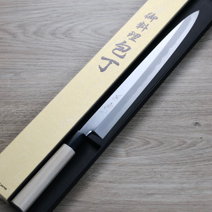 田中義一 柳刃 330mm 白紙鋼/付鞘