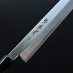 st-06204-5 堺孝行 四季彩 曙 正夫柳刃 270mm 白三鋼/付鞘