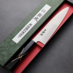 佑成 牛刀 210mm SG2粉末HSS鋼<br>色繼漆柄