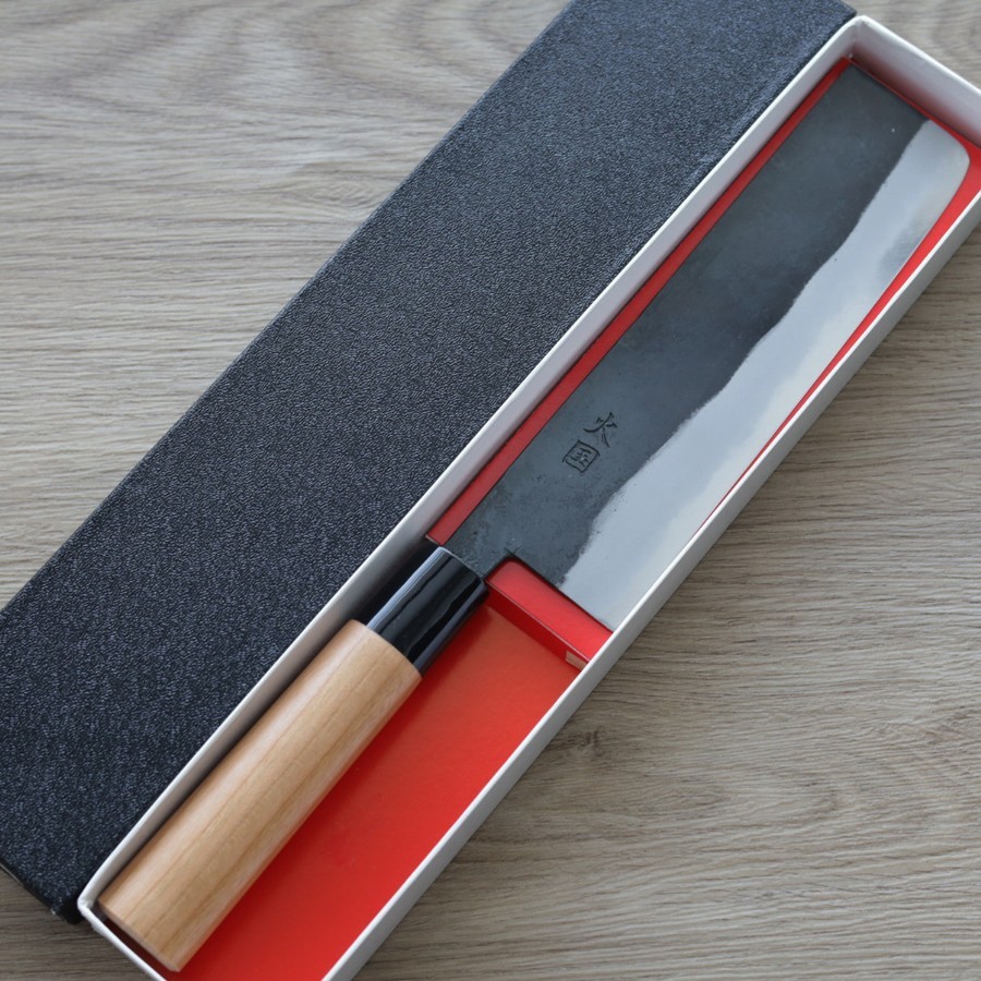 syukihiro-nakiri180-2 境志泰 火國 菜切 180mm 白紙鋼 黑打