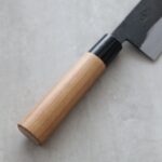 syukihiro-nakiri180-4 境志泰 火國 菜切 180mm 白紙鋼 黑打