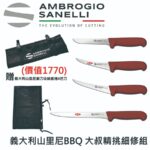 在家做生魚片限量 Tecna彈性片魚刀25cm+TECNA主廚刀16CM+TECNA彎削皮刀7cm(贈送不鏽鋼削皮器+刨絲刀)