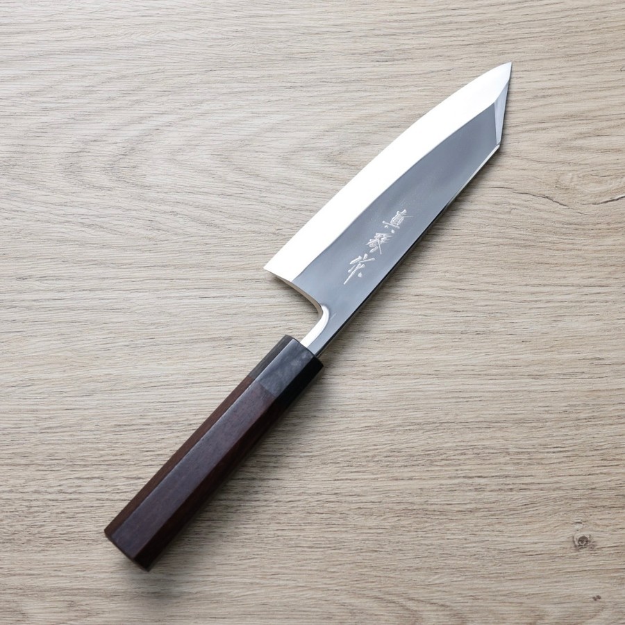 田所真琴 出刃 165mm 銀三鋼<br>鏡面 左手用