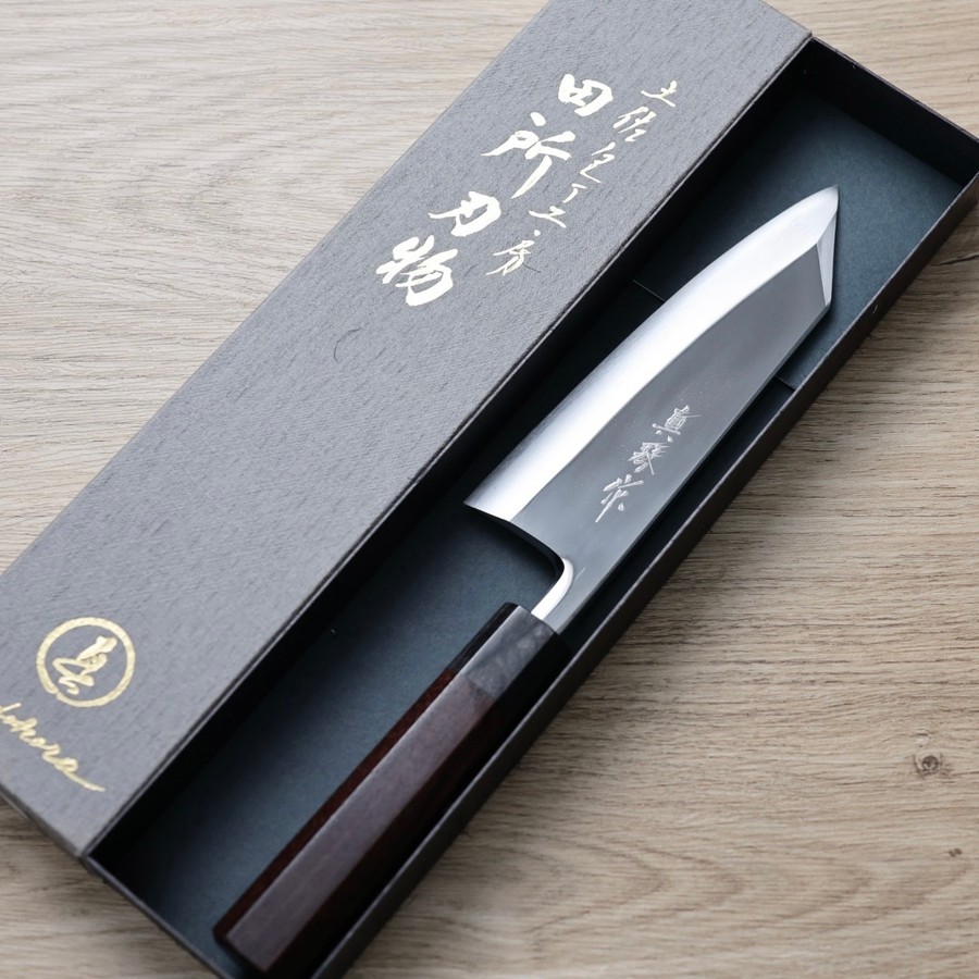 田所真琴 出刃 165mm 銀三鋼<br>鏡面 左手用