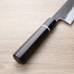 tadokoro-gyuto-sl3-210k-3 田所真琴 牛刀 210mm 銀三鋼 黑打鎚目