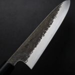 tadokoro-gyuto-sl3-210k-5-2 田所真琴 牛刀 210mm 銀三鋼 黑打鎚目