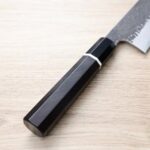tadokoro-gyuto-sl3-240k-3 田所真琴 牛刀 240mm 銀三鋼 黑打鎚目