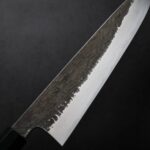 tadokoro-gyuto-sl3-240k-5-2 田所真琴 牛刀 240mm 銀三鋼 黑打鎚目