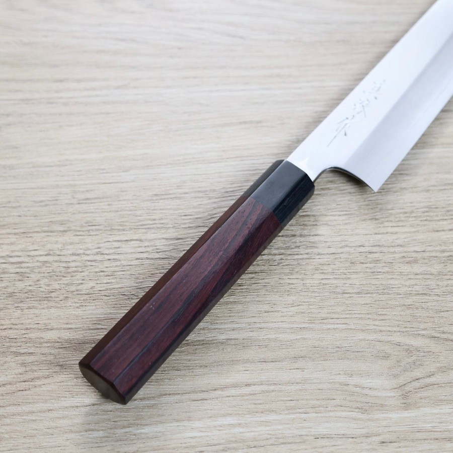 田所真琴 曲背切付牛刀 240mm 銀三鋼