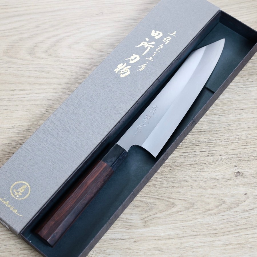 tadokoro-kgyuto-sl3-210-s-2 田所真琴 曲背切付牛刀 210mm 銀三鋼