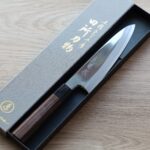 田所真琴 原創出刃 165mm<br>白紙鋼 鏡面