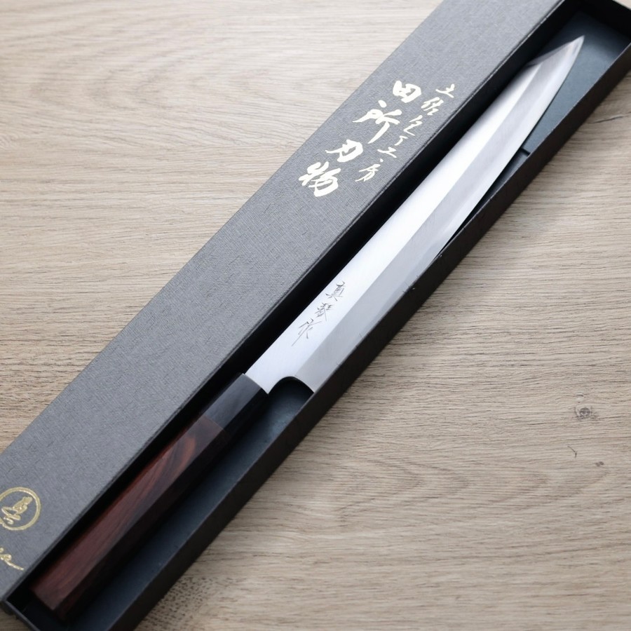 tadokoro-sk270-s3-2-1 田所真琴 切付柳刃 270mm<br>銀三鋼