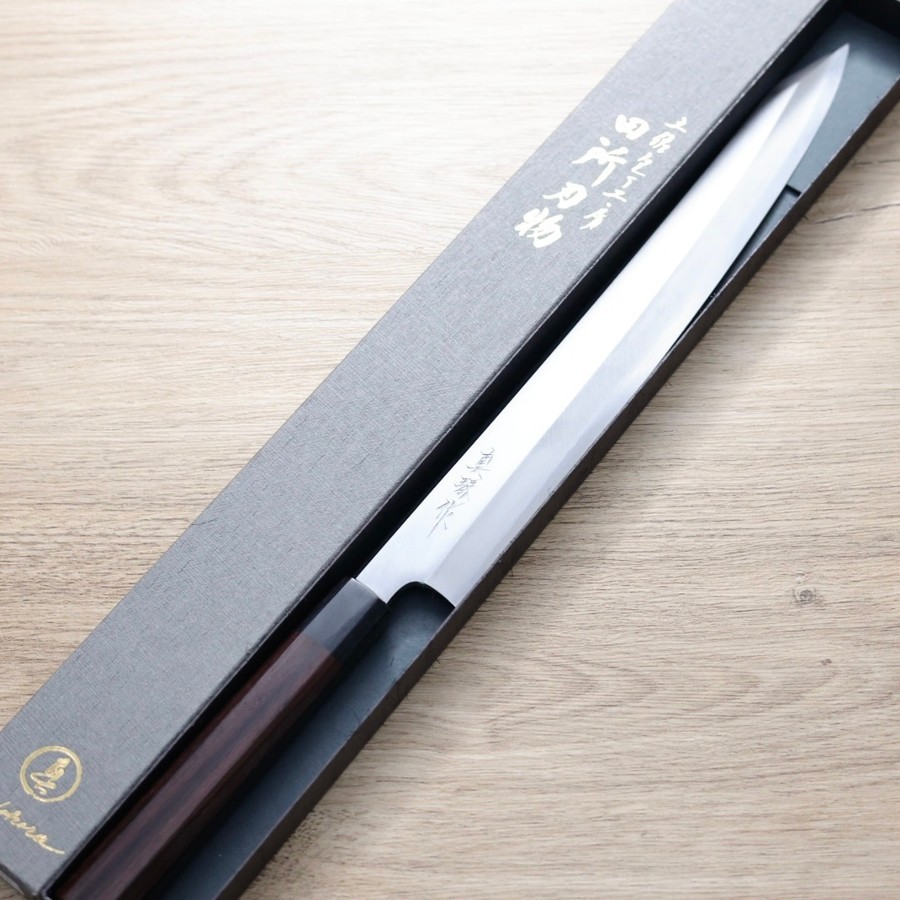 tadokoro-sk330-s3-2-1 田所真琴 切付柳刃 330mm<br>銀三鋼
