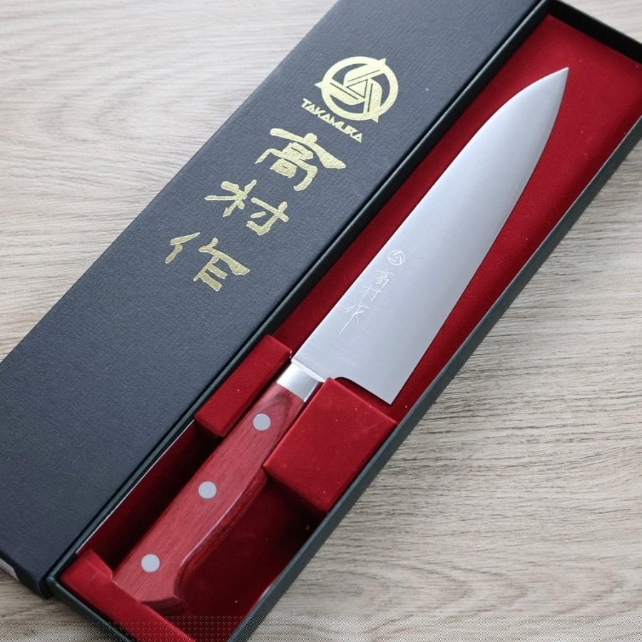 takamura-gyuto-r2-180-2 高村刃物 牛刀 180mm SG2粉末HSS鋼