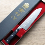 takamura-santoku-vg10-2-1 高村刃物 三德刀 170mm VG10 鎚目