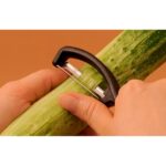 【TRIANGLE德國三角牌】垂直式削皮器(平刀橘色/黑色)(鋸齒紅色)
