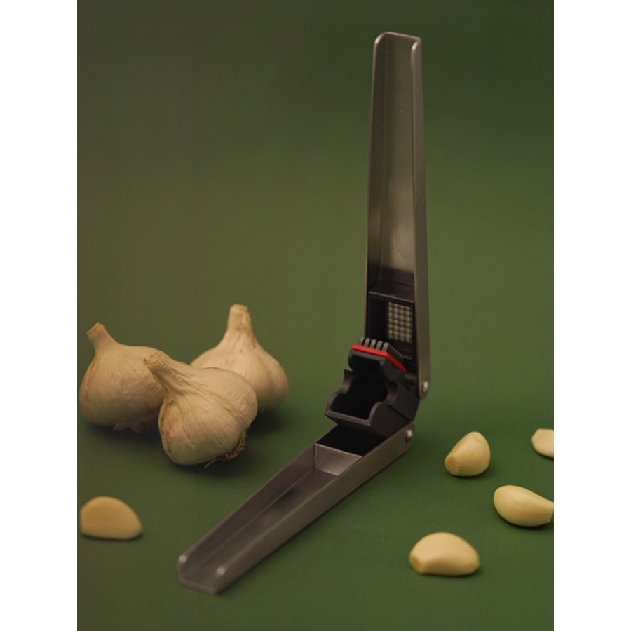 【TRIANGLE德國三角牌】高質感大蒜切片器/壓榨器兩用(蒜頭神器)