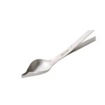 Triangle 三角牌 Triangle 主廚兩用試吃匙夾 慕斯點綴匙 不鏽鋼色 17cm(慕斯點綴 試吃夾 夾子 擺盤夾)