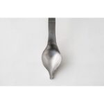 Triangle 三角牌 Triangle 主廚兩用試吃匙夾 慕斯點綴匙 不鏽鋼色 17cm(慕斯點綴 試吃夾 夾子 擺盤夾)