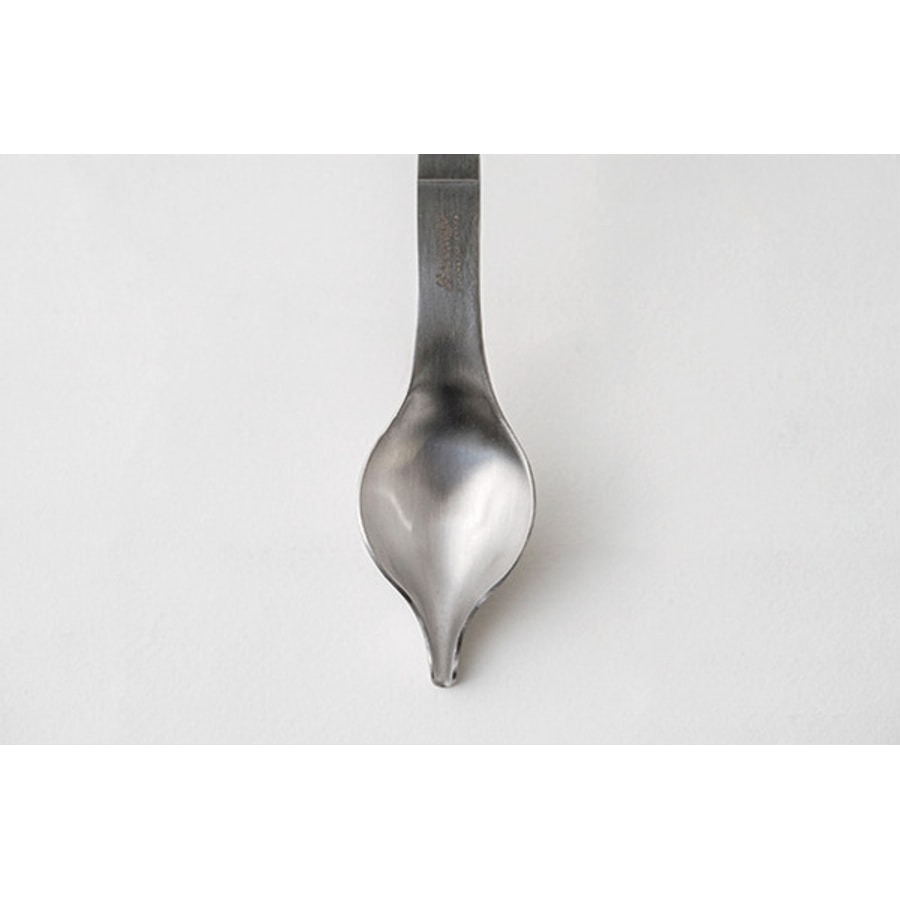 Triangle 三角牌 Triangle 主廚兩用試吃匙夾 慕斯點綴匙 不鏽鋼色 17cm(慕斯點綴 試吃夾 夾子 擺盤夾)