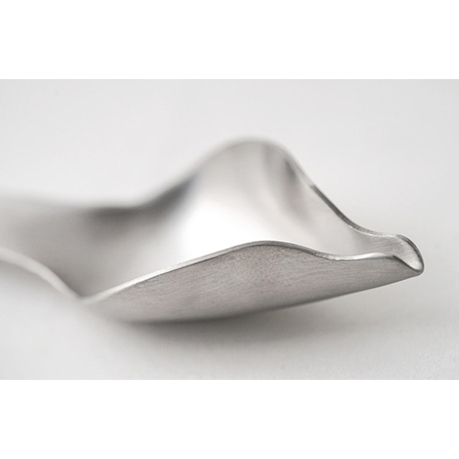 Triangle 三角牌 Triangle 主廚兩用試吃匙夾 慕斯點綴匙 不鏽鋼色 17cm(慕斯點綴 試吃夾 夾子 擺盤夾)
