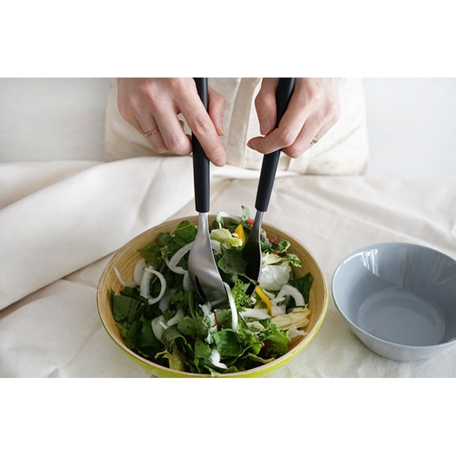 【TRIANGLE德國三角牌】 桌邊服務夾(兩件沙拉餐具 湯匙+有洞的湯匙)高級餐廳