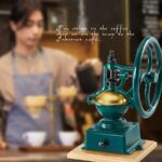 TS-MC140V【Tre spade】義大利百年經典輪舵復古手搖磨豆機（超跑綠）