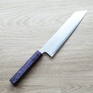tsunehisa-kgyuto-210sk1 恆久 切付牛刀 210mm 白紙鋼 樫紫柄