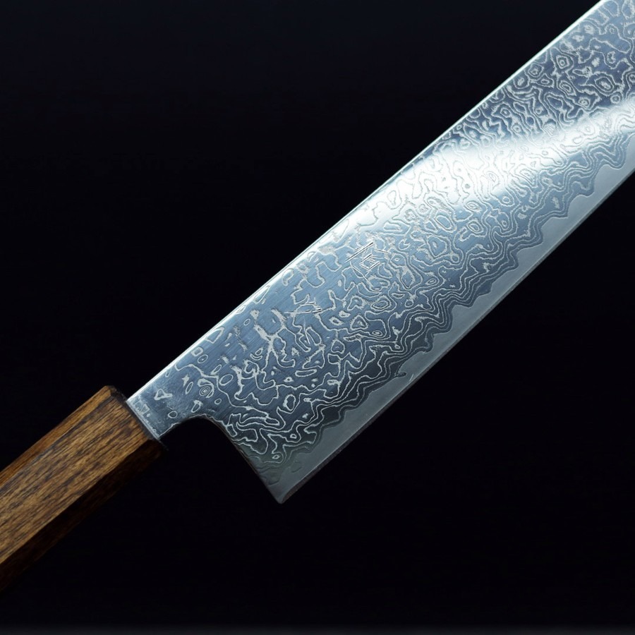 tsunehisa-kirituke-210vg10-3 恆久 切付牛刀 210mm VG10 大馬士革