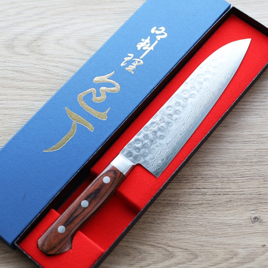 tsunehisa-s180-vg10t-2 恆久 三德 180mm VG10鋼 墨流鎚目 洋柄