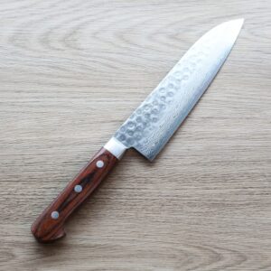 tsunehisa-s180-vg10t 恆久 三德 180mm VG10鋼 墨流鎚目 洋柄