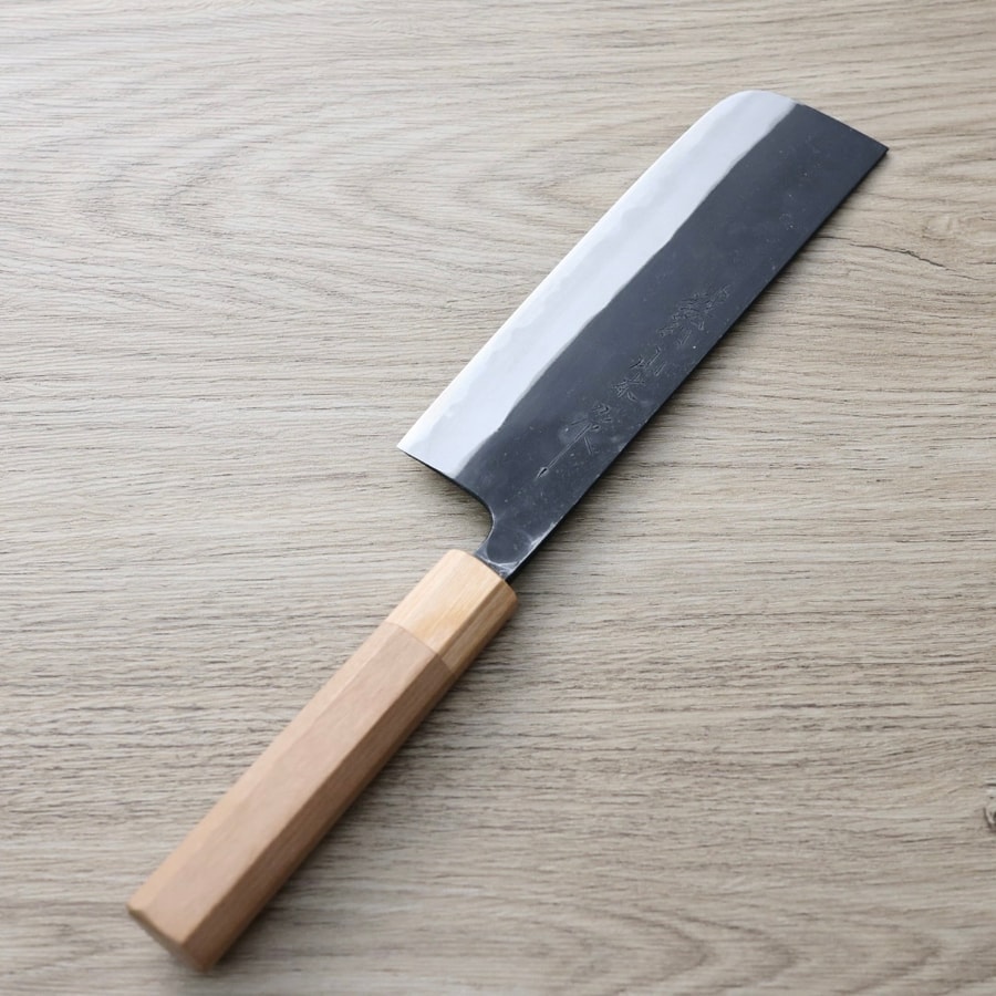 山本打刃物 菜切 165mm 青紙鋼 黑打