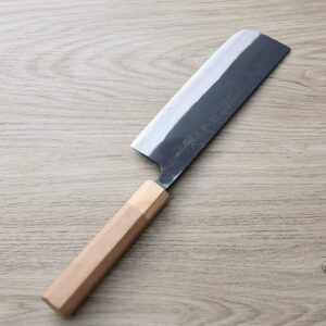 yamamoto-n165-as 山本打刃物 菜切 165mm 青紙鋼 黑打