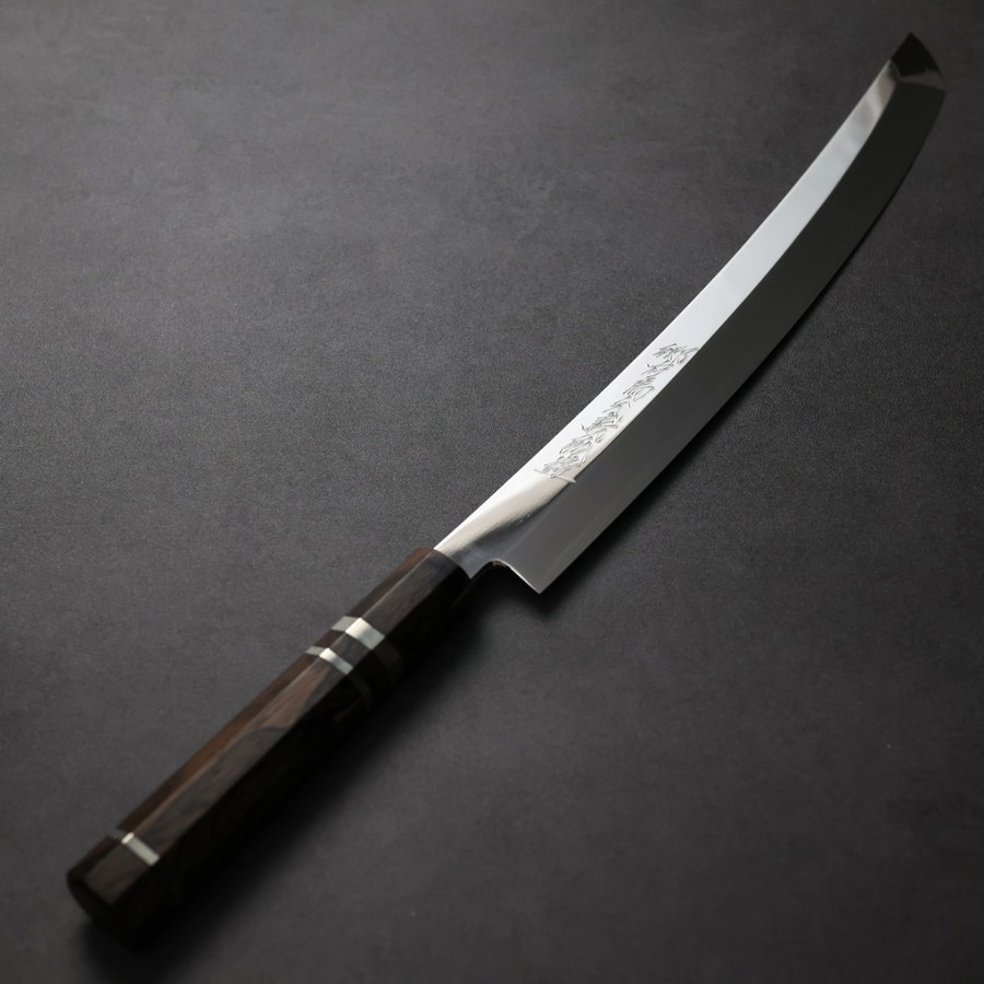yamawaki-sm300-g3s 山脇刃物/鄉右馬允義弘 先丸蛸引 300mm 銀三綱 曲背