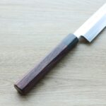yamawaki-yanagi-270ak-4 山脇刃物/鄉右馬允義弘 柳刃 270mm 本鍛鍊 青紙鋼/附刀鞘