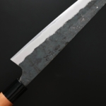 yosimitu-g180-s-5-1 好光 牛刀 180mm 白紙鋼 黑打 櫻桃木柄