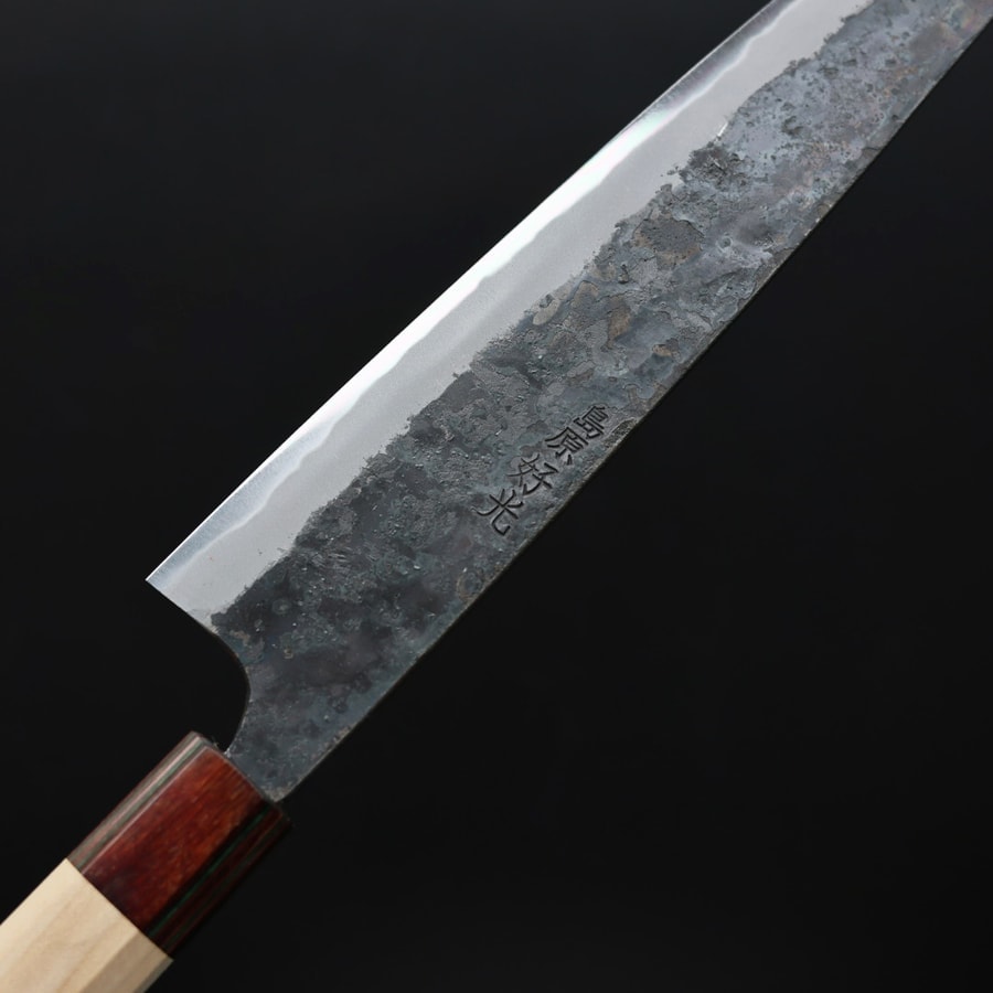 yosimitu-g240-w-5 好光 牛刀 240mm 白紙鋼 黑打