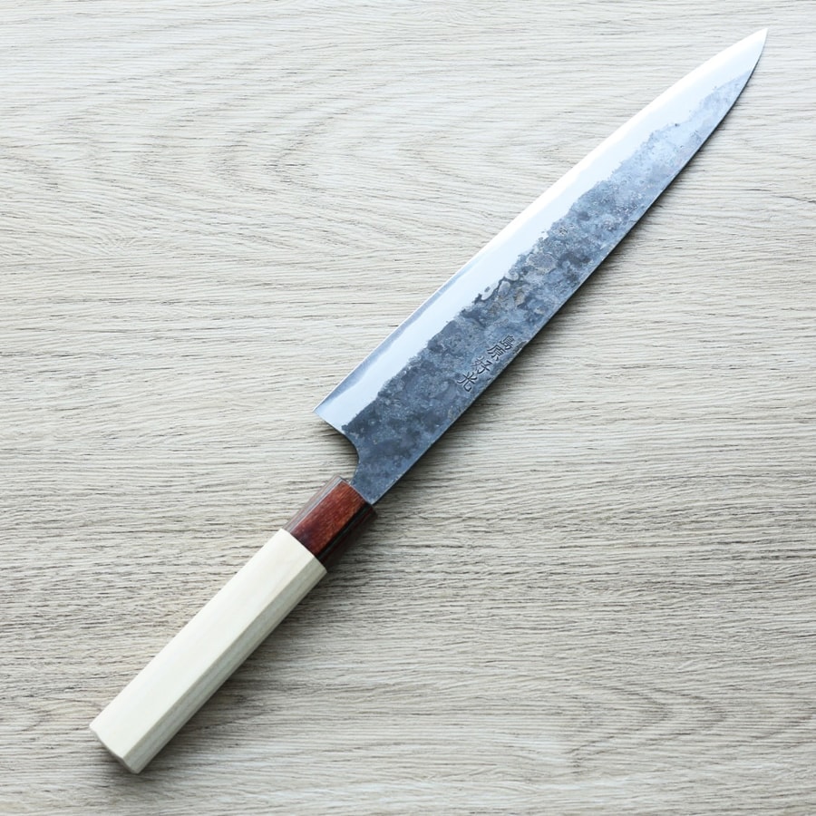 yosimitu-g240-w 好光 牛刀 240mm 白紙鋼 黑打