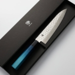 ai-bn180-vg10-2 藍包丁 新萬能刀 180mm VG10鋼 鎚目 大馬士革