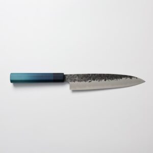 ai-g210-mv 藍包丁 牛刀 210mm 鉬釩鋼 黑打鎚目
