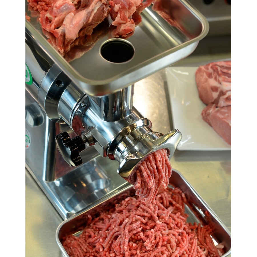 FAMA TS12 商用絞肉機 1HP 通風馬達散熱設計,適合中央廚房長時間連續運轉