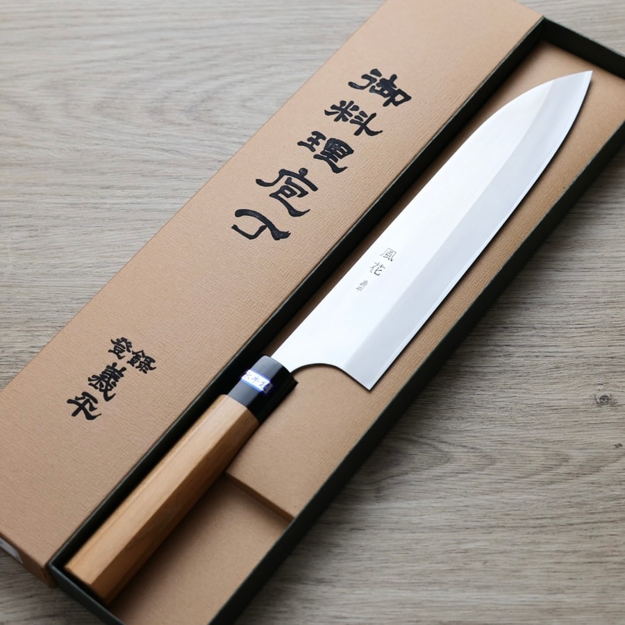 義平刃物 風花 牛刀 240mm HAP40粉末HSS鋼:圖片 2