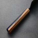hinoura-emhn-2305k-3 日野浦刃物 味方屋 三德 180mm<br>白紙鋼 黑打梨地