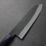 hinoura-emhn-2305k-4 日野浦刃物 味方屋 三德 180mm<br>白紙鋼 黑打梨地