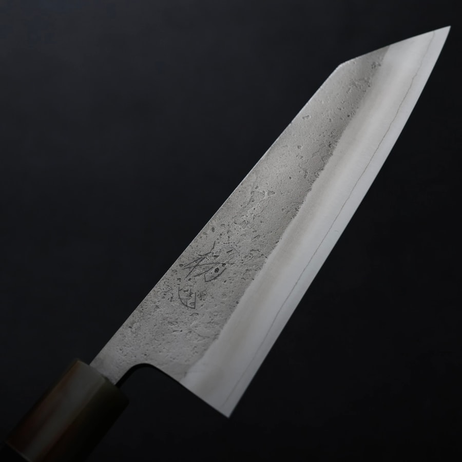 初心x吉金刃物 三德刀 165mm<br> SKD高速鋼 梨地:圖片 5