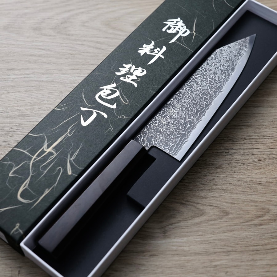 初心 流冰 文化 180mm<br>SG2鋼 黑染大馬士革:圖片 2