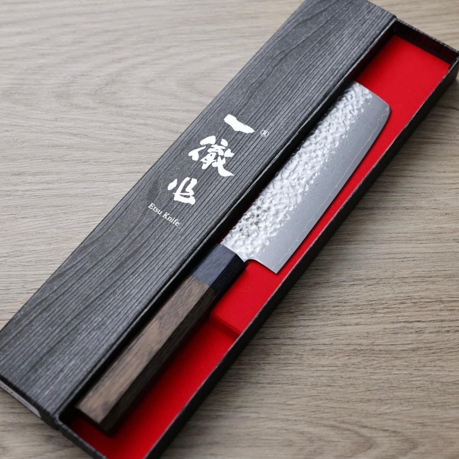 一徹 小菜切 135mm VG10鋼 33層鎚目大馬士革:圖片 2