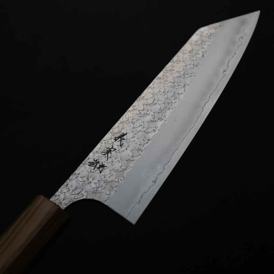 加藤義實 水波 文化刀 170mm SG2粉末HSS鋼 橄欖木柄:圖片 4
