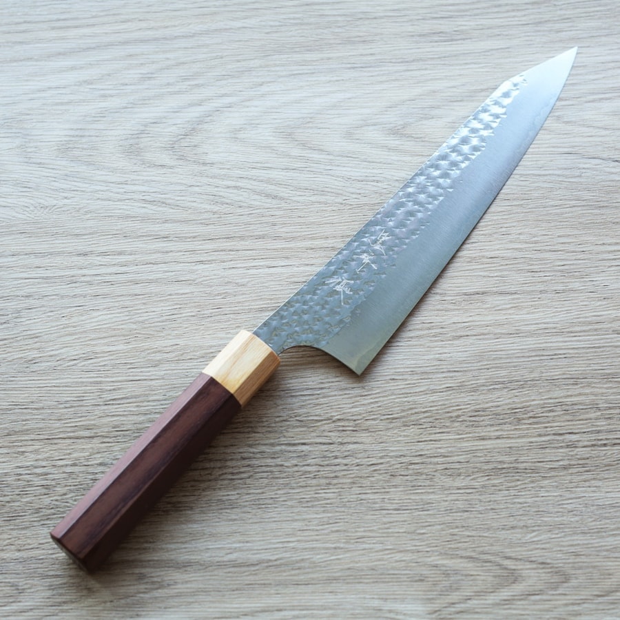 kurosakiyu-gyuto-sk210-1 黑崎優 閃光 牛刀 210mm SG2粉末HSS鋼