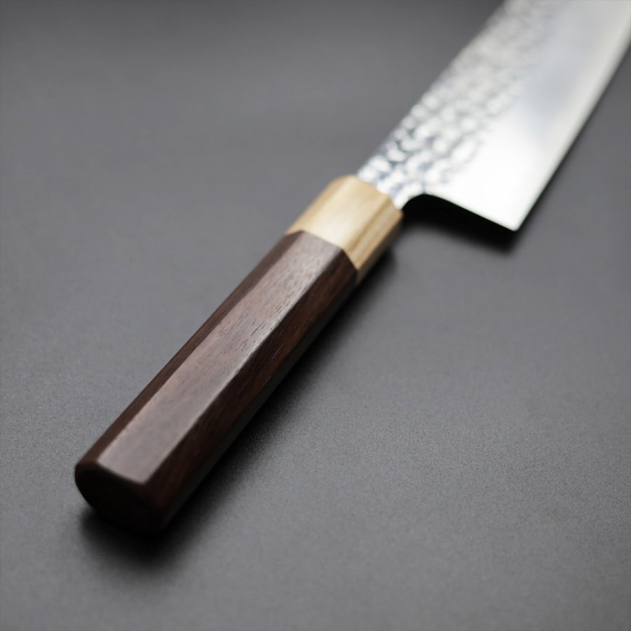 kurosakiyu-gyuto-sk210-3-1 黑崎優 閃光 牛刀 210mm SG2粉末HSS鋼